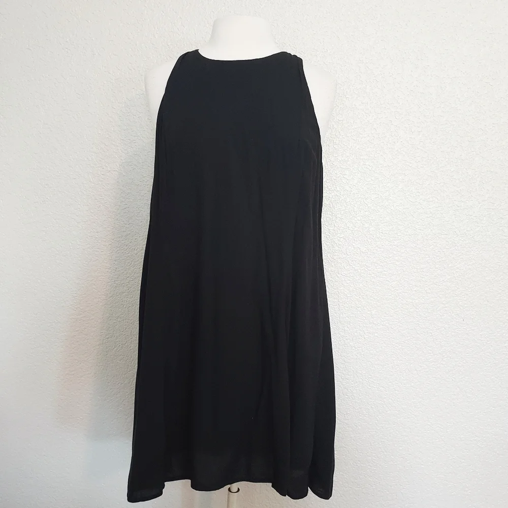 Bella Lux Black Comfy Tent Dress Size Large - Picture 1 of 13